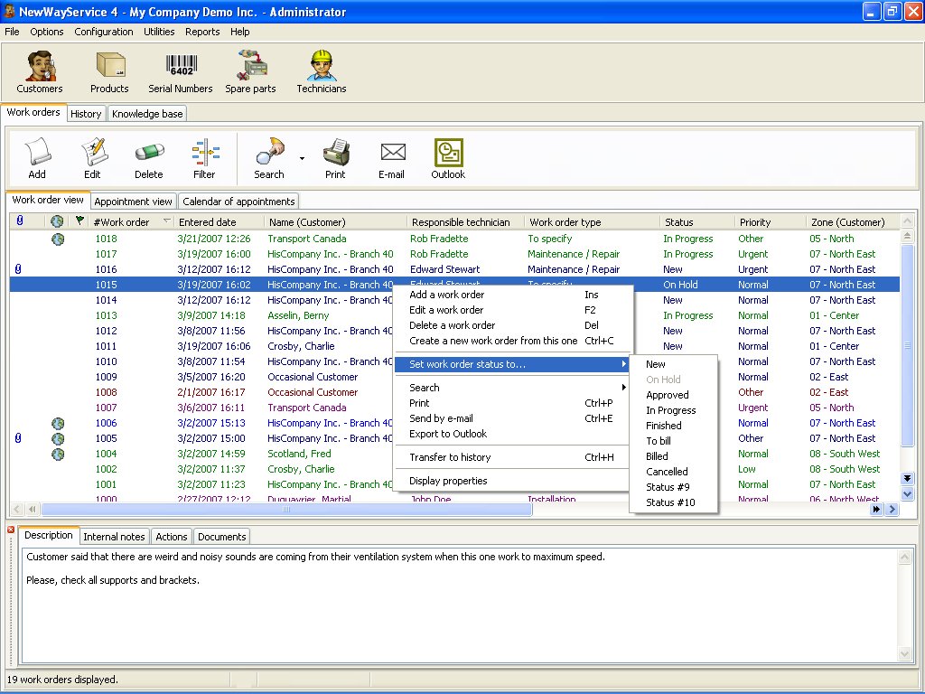 Screenshot for NewWayService 4.22